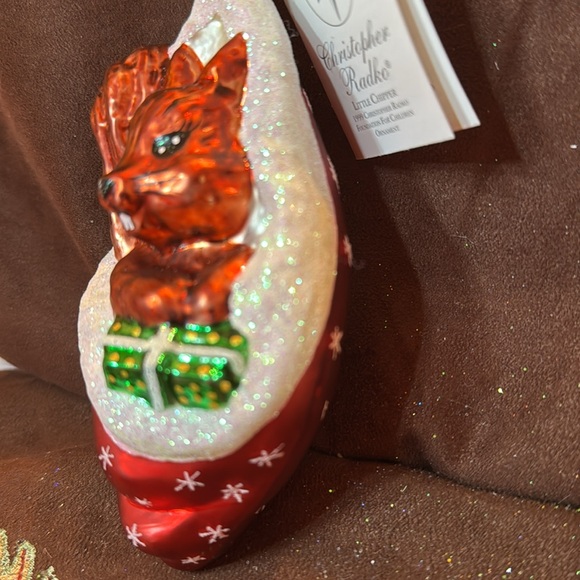 šā⬠Christopher Radko ornament āLittle Chipperā - Picture 2 of 7